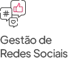 Ícone de Gestão de Redes Sociais - Serviço RO1